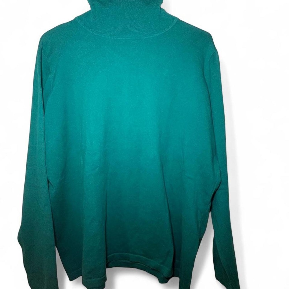 Jones New York green turtleneck sweater in size 1X